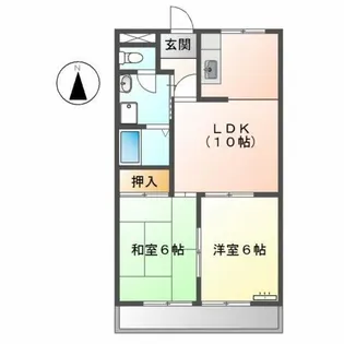 フローレンスシバ【3階】の間取り