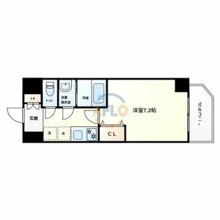 M-City天王寺【2階】の間取り