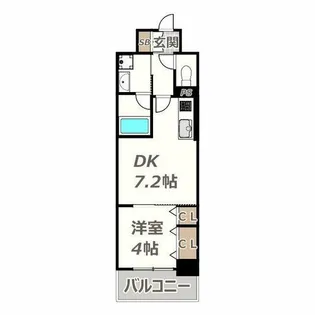 GRAND ECLAT【305号室】の間取り