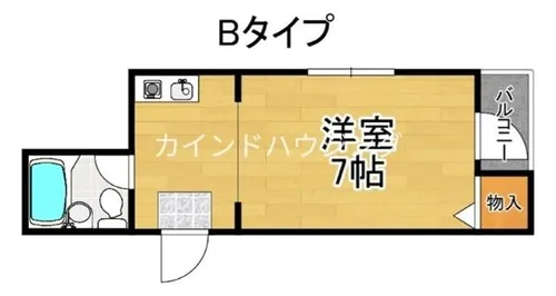 フォンタルトマト【1階】の間取り