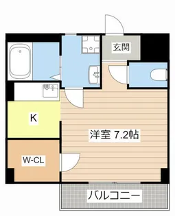 我逢人【201号室】の間取り