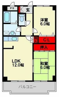 クレベール青山【206号室】の間取り