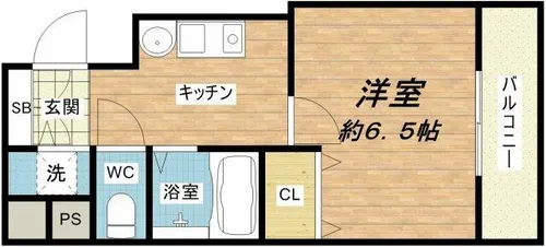 ランドマークシティ大阪城南第2【10階】の間取り