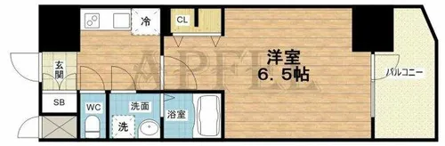 S-RESIDENCE新大阪Rish【10階】の間取り