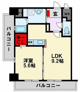 福岡県北九州市八幡東区昭和3丁目【マンション】の間取り