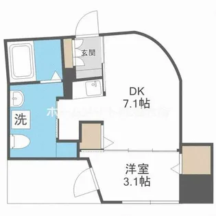 アドバンス西梅田Ⅳエール【5階】の間取り