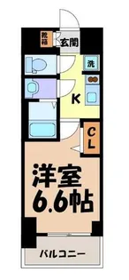 ファステート名古屋駅前ドリーム【6階】の間取り