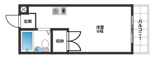 松ヶ丘エンビィマンション【4階】の間取り