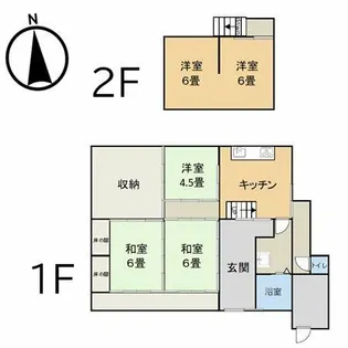 兵庫県多可郡多可町中区天田【一戸建】の間取り