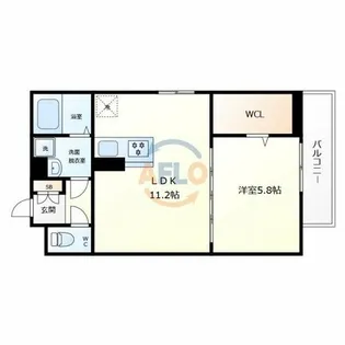 D’sスクエア【3階】の間取り