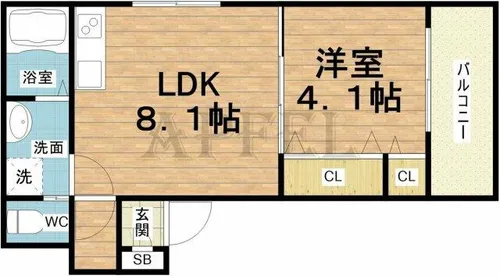 センターポート【2階】の間取り
