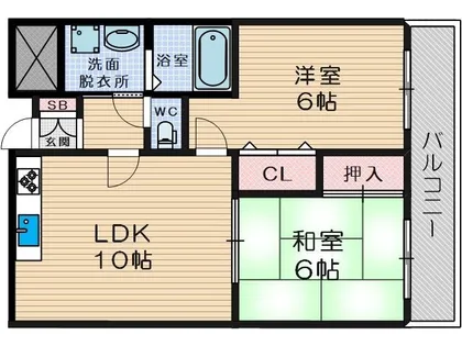 グランシャリオ千里丘【5階】の間取り