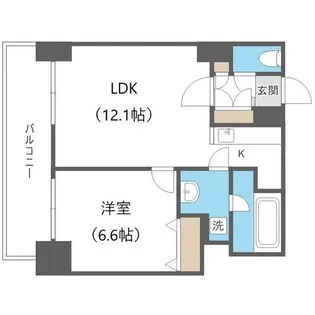 グランドタワー札幌【5階】の間取り