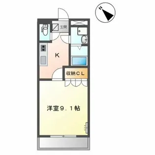 ブルーサンズ セントラル【2階】の間取り