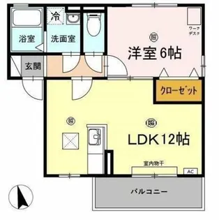 シエルコートⅡ【1階】の間取り