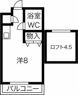 メゾンクレール【103号室】の間取り