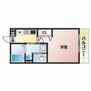 ALEGRIA茨木上中条【2階】の間取り