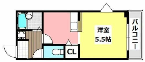 ラポール鳥飼【3階】の間取り