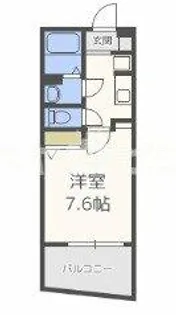 ルクレ阿波座レジデンス【406号室】の間取り