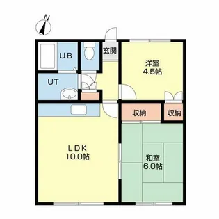 富丘マンション【3階】の間取り