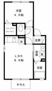 ラナ・カスターナ【1階】の間取り