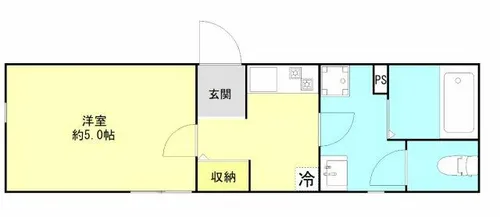 ラシックランテ上津【202号室】の間取り