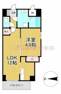 ロジュマンエスト【104号室】の間取り