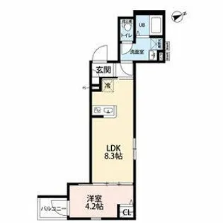 BAILA &Premium【1階】の間取り