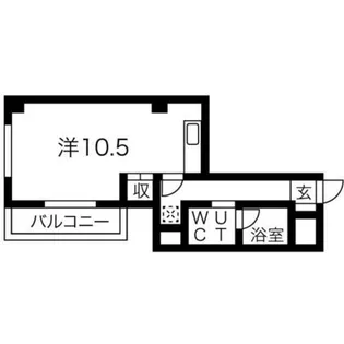 パラード天王寺【8階】の間取り