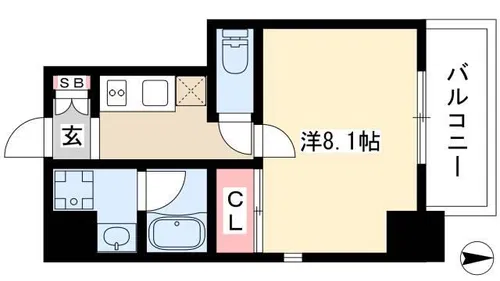 レジデンシア花の木【3階】の間取り