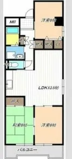 第6グランドハイツ服部【4階】の間取り