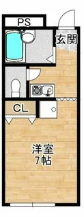 大阪府箕面市西小路3丁目【マンション】の間取り