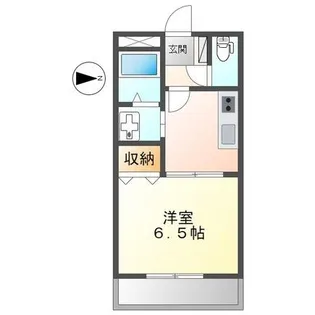 JUNO【105号室】の間取り