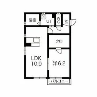 エクセルⅠ【103号室】の間取り