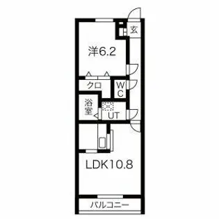 セレブレイション【2A号室】の間取り