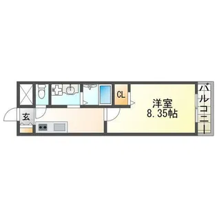 grande甲子園口【5階】の間取り