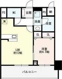 Flair丸の内【6階】の間取り