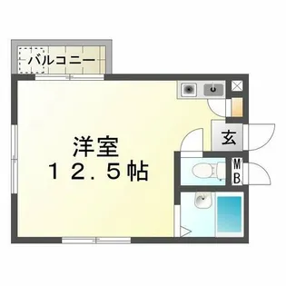 垂水ハイツ【2階】の間取り