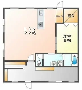 西脇ハイツ【2階】の間取り
