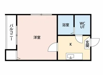 タウンコート高畑【1階】の間取り