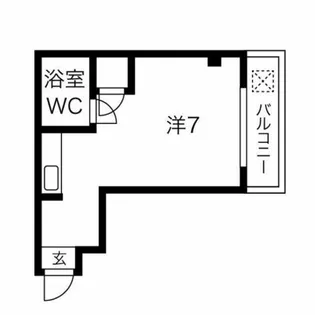 ハイツリヴィエール【4階】の間取り