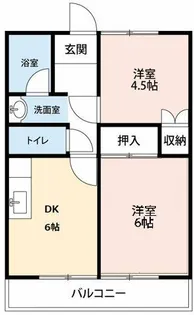 スリーアイランド【1階】の間取り