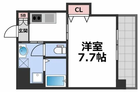永久(トワ)【4階】の間取り