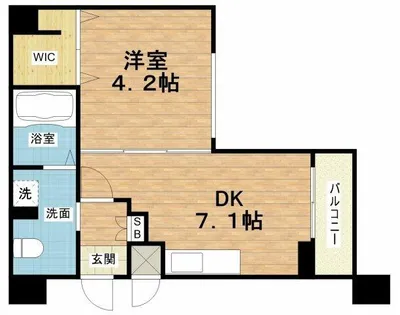ソルテラス大阪城東【2階】の間取り