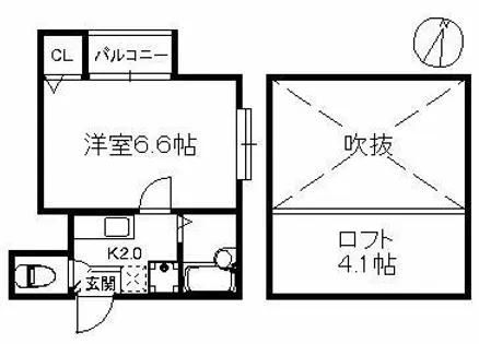 ゲートウェイコート【1階】の間取り