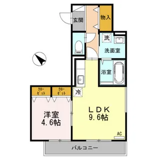 モアフィリアル【2階】の間取り