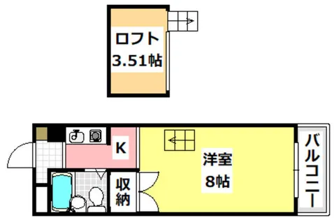 プラザワイズ【3階】の間取り