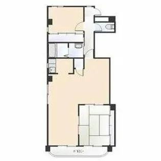 メゾンTアサイ【2階】の間取り