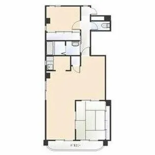 メゾンTアサイ【2階】の間取り