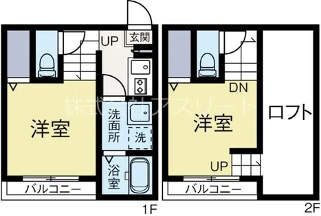 福岡県福岡市博多区堅粕4丁目【アパート】の間取り